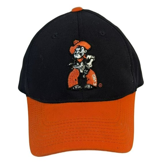 Oklahoma State Cowboys OSU Adjustable Ball Cap Size - Small/Medium - Black/Orang - Picture 9 of 9